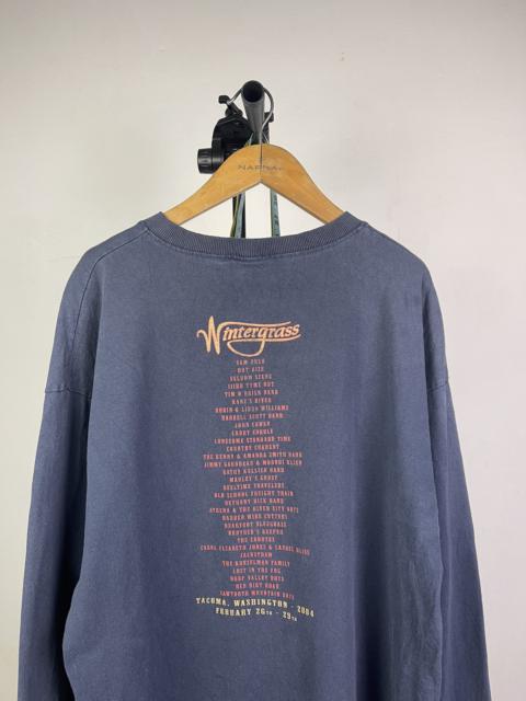Other Designers Vintage - Vintage Wintergrass 2004 all band perform long sleeve shirt