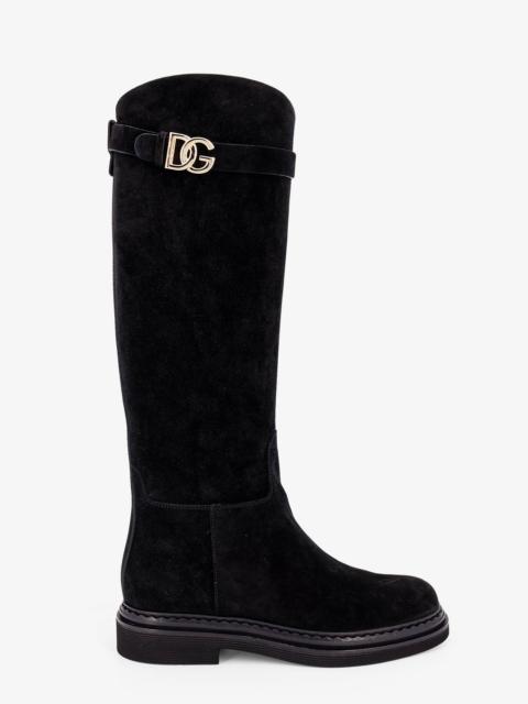 Dolce & Gabbana Cavallerizzo Suede Boots
