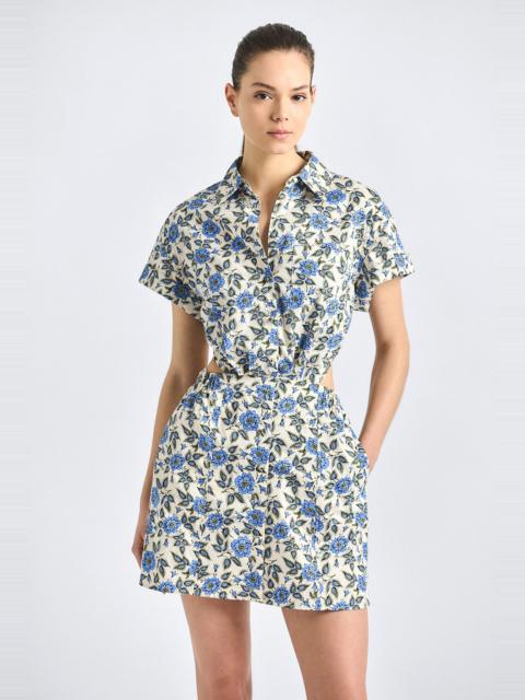 DEREK LAM 10 CROSBY ALBA OPEN BACK SHIRT DRESS