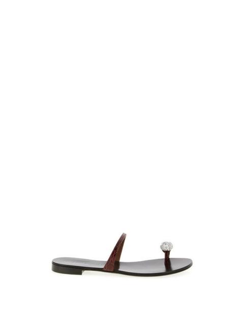 Giuseppe Zanotti Giuseppe Zanotti Ring Brown Sandals New & Authentic (Women's