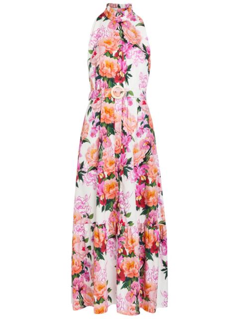 black maxi dress with sleeves Eterne