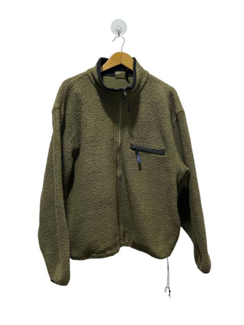 Other Designers L.L. Bean - Vintage L.L Bean Sherpa Fleece Half Zipper Jacket Design