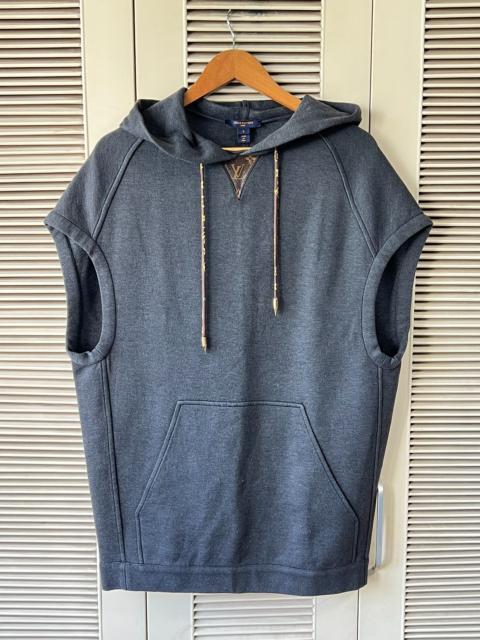 Louis Vuitton Louis Vuitton LV sleeveless hooded sweatshirt gray