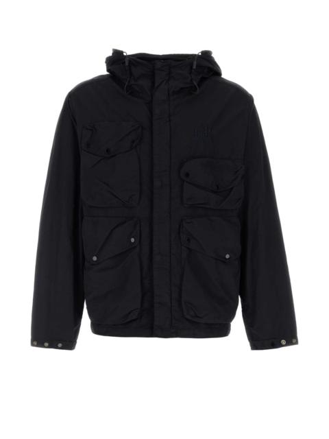C.P. Company Men Midnight Blue Nylon Goggle Jacket