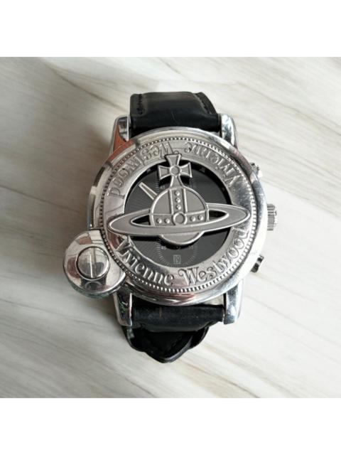 VIVIENNE WESTWOOD METAL ORB SLIDING CAGE WATCH