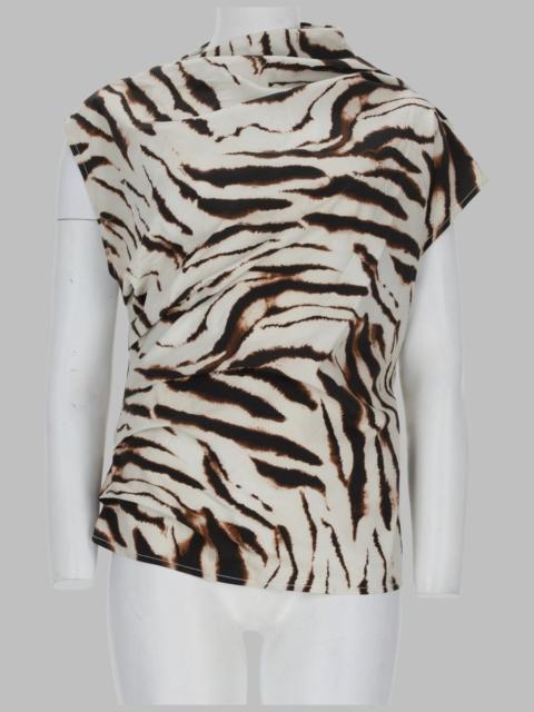 GANNI Ganni Women Top Con Stampa Animalier