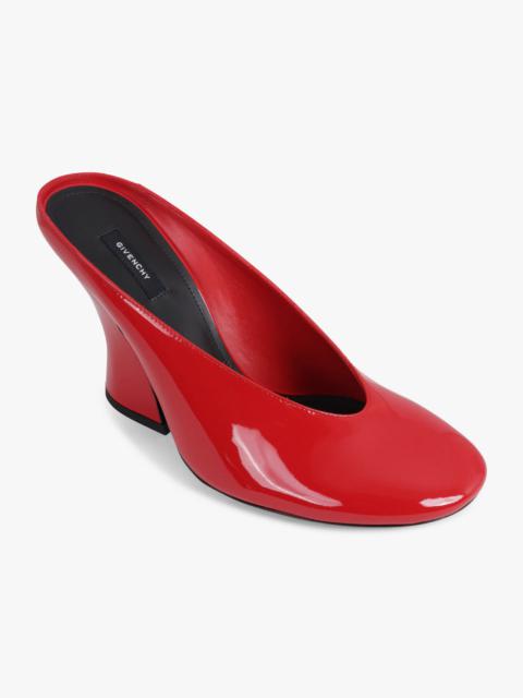 Givenchy SCULPTED 95MM MULE HEEL | VERMILLION RED