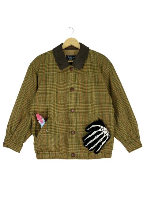 Other Designers Vintage - 🔥BURBERRY Plaids Wool Light Button Jacket