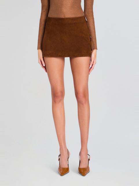 RETROFÊTE VALERIE SUEDE SKIRT