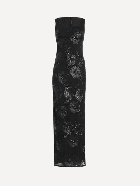 ROTATE Sequin Fitted Maxi Dress