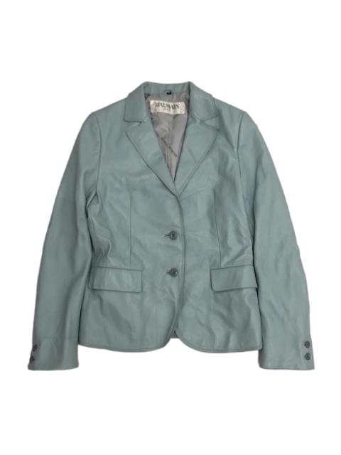 Balmain Balmain leather Blazer