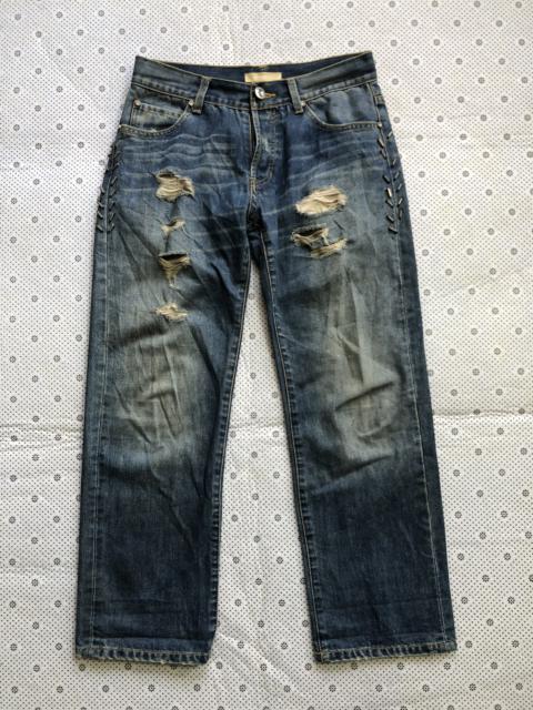 Hysteric Glamour Japanese Brand x Jeanasis distressed jeans