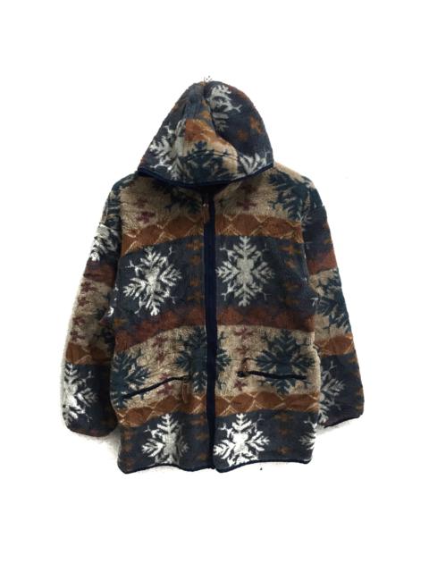 Other Designers Vintage - HUITIEME8E SPORTS STUDIO FULLPRINT FLEECE HOODIE SWEATER