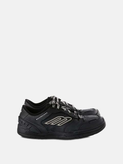 BALENCIAGA Black Hamptons Worn-Out Sneakers