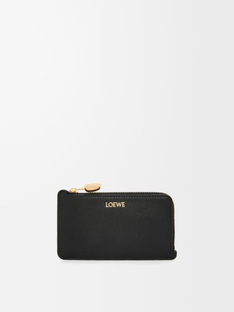 Loewe Pebble coin cardholder in shiny nappa calfskin