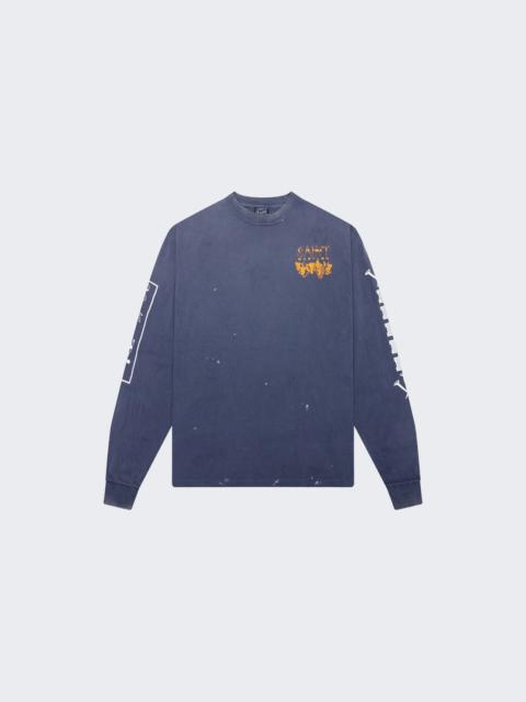 SAINT M×××××× X Babylon Saint Babylon Long Sleeve T-shirt Navy