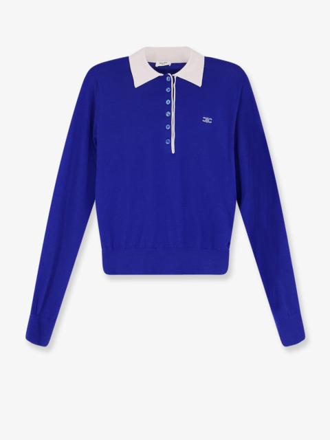 CELINE Celine Women Cashmere And Silk Polo Shirt With Logo Embroidery On The Front