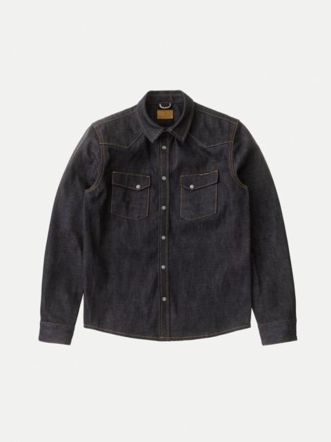 Nudie Jeans Jonas Dry Ace Selvage Denim Shirt