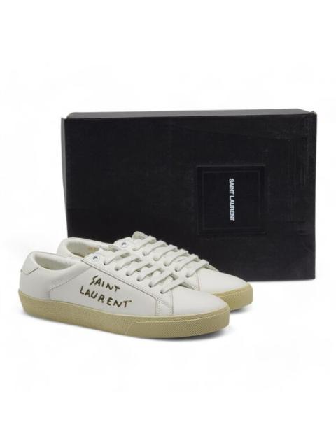 SAINT LAURENT Saint Laurent Court Classic SL/06 Leather Sneakers White EU 36.5 US 6 - New $785