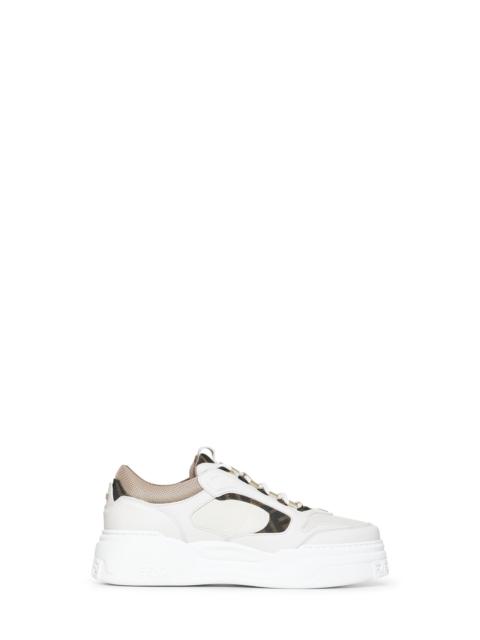 FENDI Fendi Men White Leather Fendi Force Sneakers