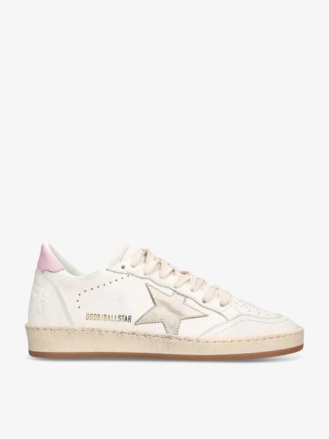 Women's Ballstar 11719 logo-print leather low-top trainers