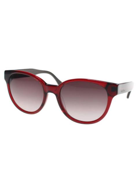 Calvin Klein Wine Red CK4289s‐5519607 Round Sunglasses 55-19