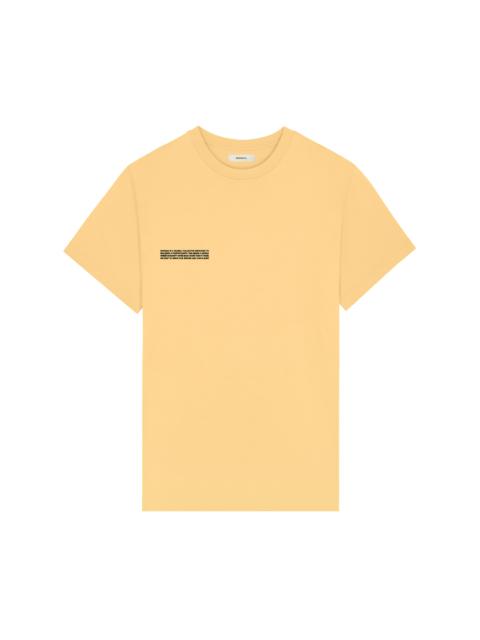 PANGAIA Mens 365 Midweight T-shirt - Seashell Yellow
