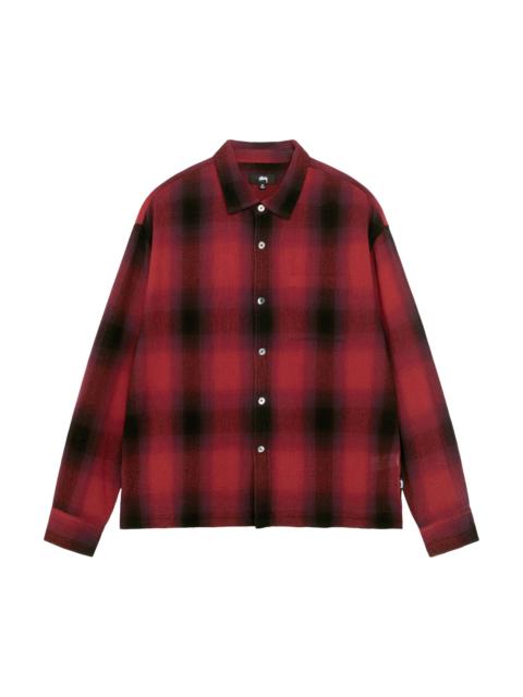 Stüssy Stussy Loose Weave Plaid Shirt 'Red'