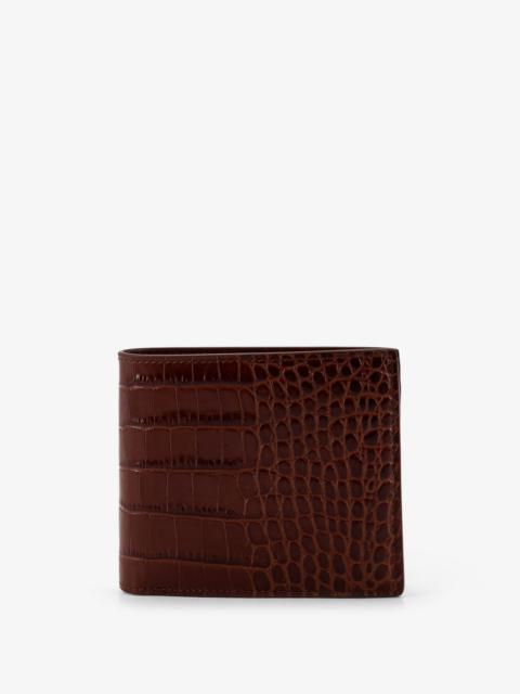 TOM FORD Tom Ford Croco Print Leather Wallet
