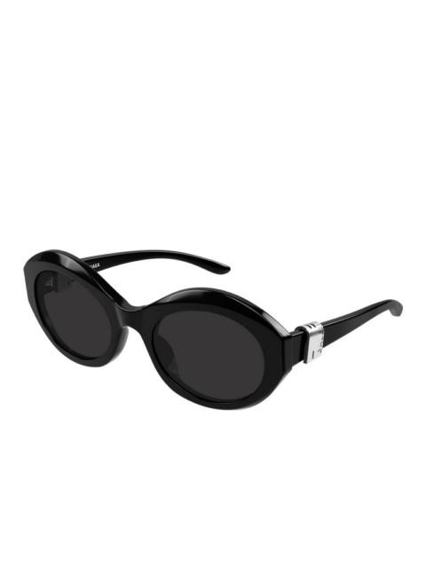 BALENCIAGA Balenciaga Grey Navigator Ladies Sunglasses BB0460S 001 57