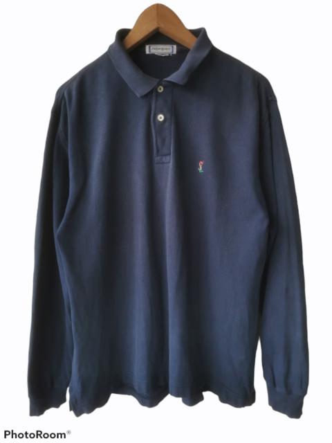 Other Designers Vintage - Vintage Yves Saint Laurent YSL Longsleeve Polo Shirt