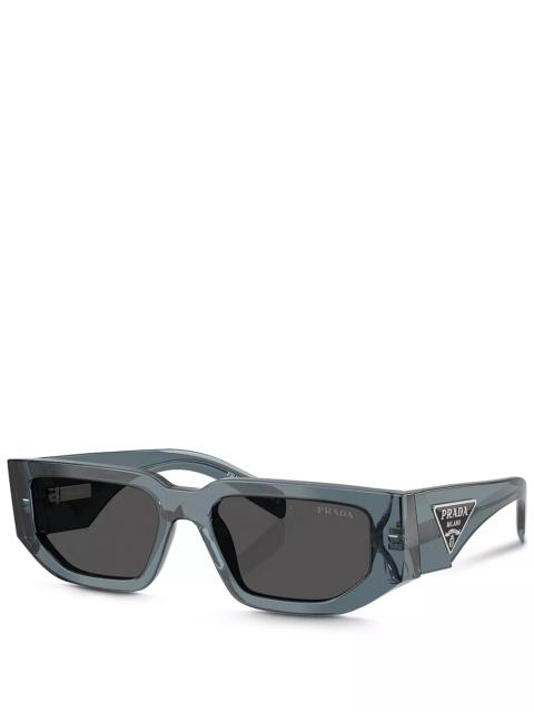 Prada PR 09ZSF Rectangular Sunglasses, 55mm