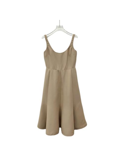 Valentino Valentino Wool Crew Neck Sleeveless Dress Brown