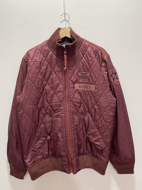 Other Designers Vintage - VINTAGE AVIREX PRIMALOFT PATCHES STYLE ZIP UP JACKET