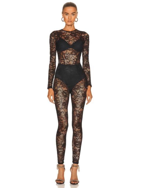 Fleur du Mal Lace Catsuit