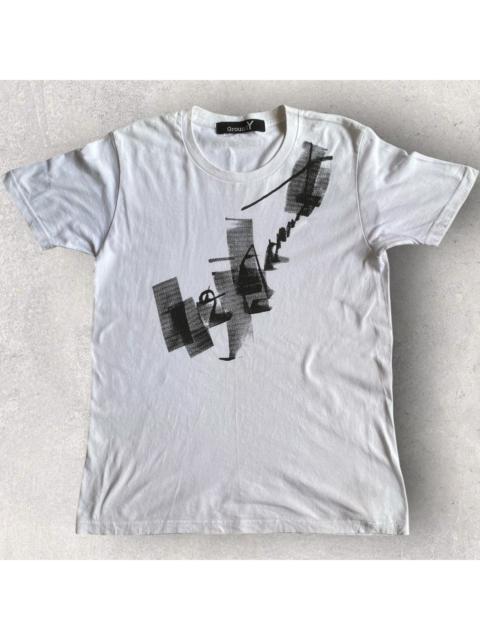 Yohji Yamamoto Ground Y Script T Shirt