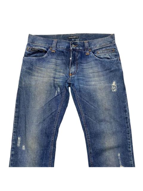 Dolce & Gabbana Dolce&Gabbana Distressed Denim Slim Jeans
