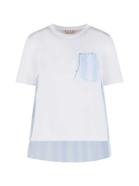 Marni Marni Women Striped T-Shirt With Pocket