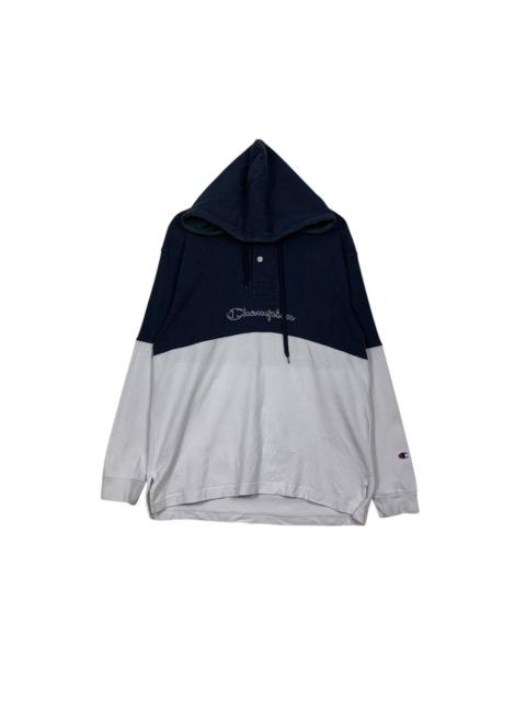 Champion CHAMPION Center Logo Half Button Pullover Hoodie #2429-C109