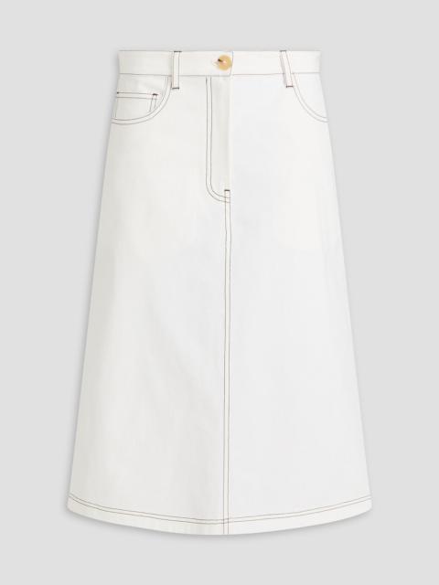 TOTEME Cotton-twill skirt