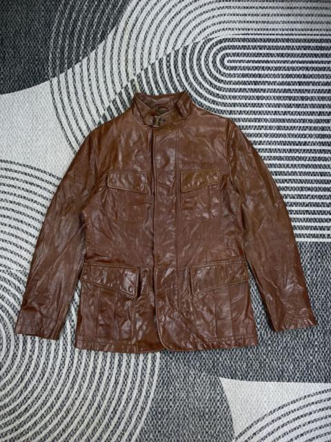 Other Designers Vintage Dezert Collection Rare Brown Leather Jacket