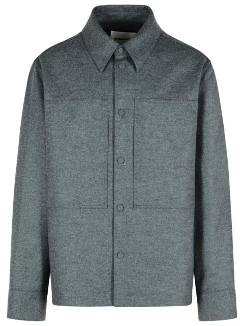 Jil Sander Jil Sander Grey Wool Shirt Men