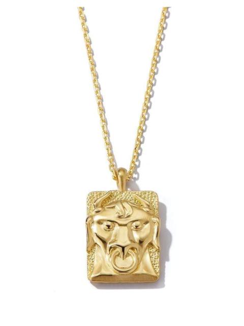 DAVID WEBB Diamond Taurus Zodiac Pendant Necklace