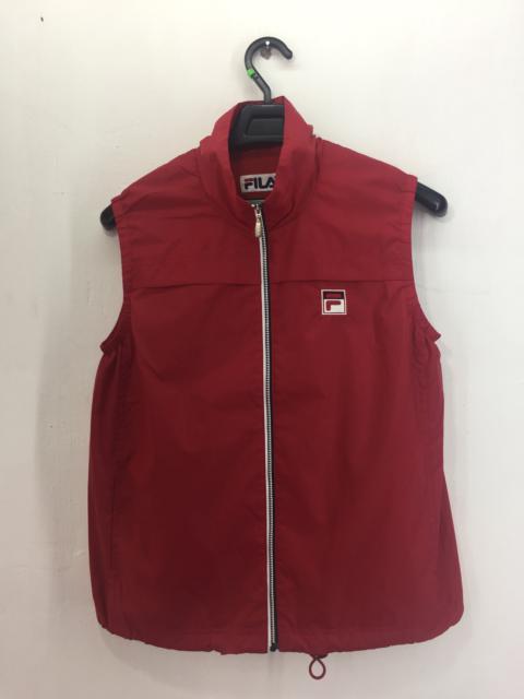 Other Designers Fila - FILA EMBROIDERED LOGO COLORBLOCK SIZE 42 NYLON VEST