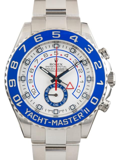 ROLEX Pre-Owned Rolex Yacht-Master II Blue Hands Ref 116680