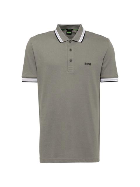 BOSS Boss Grey Polo Shirts Men