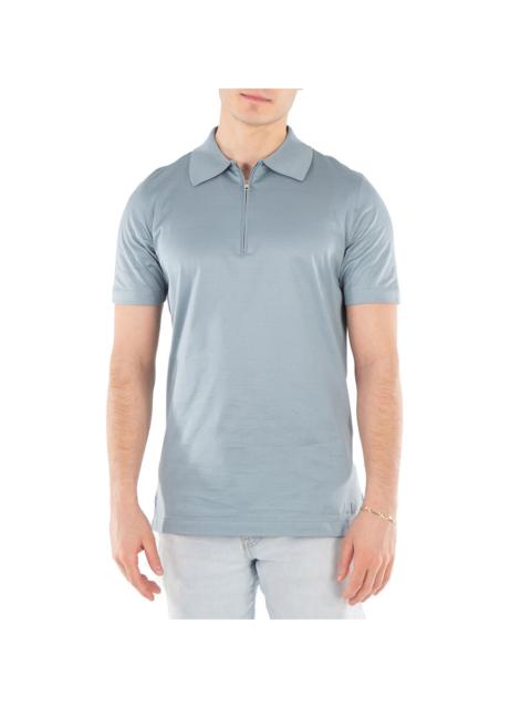 Other Designers Dunhill Rib Collar Cotton Polo Shirt