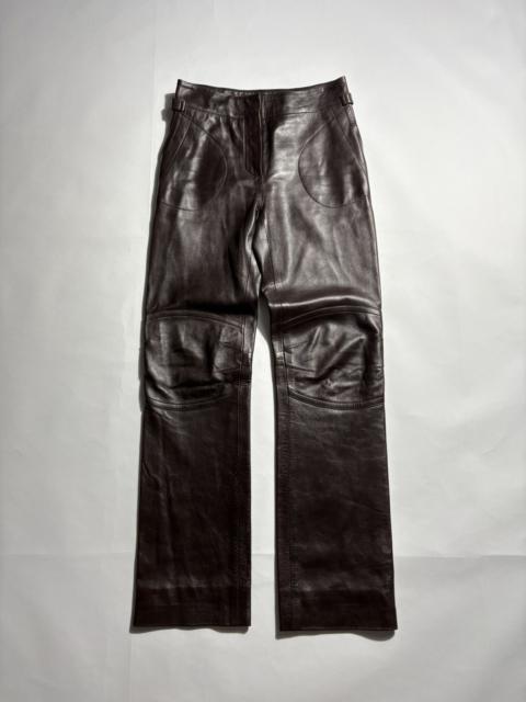 Louis Vuitton VINTAGE LOUIS VUITTON BIKER LEATHER PANTS