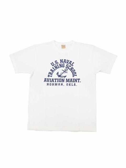 Buzz Rickson's GOVERNMENT ISSUE T-SHIRT - U.S. NAVAL TRAINING SCHOOL - BR79573