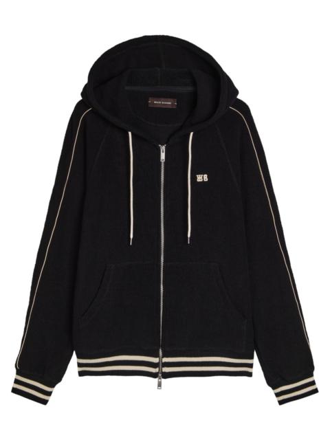 WALES BONNER Wales Bonner Prince Hooded Cotton-blend Jumper